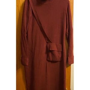 Newport News Burgundy Knit Sweater